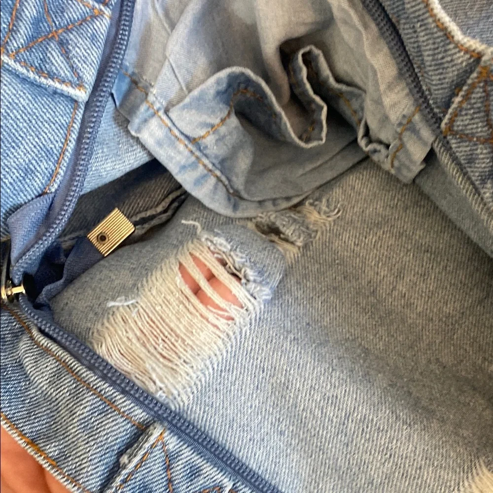 Stylish Blue Denim Shoulder Bag